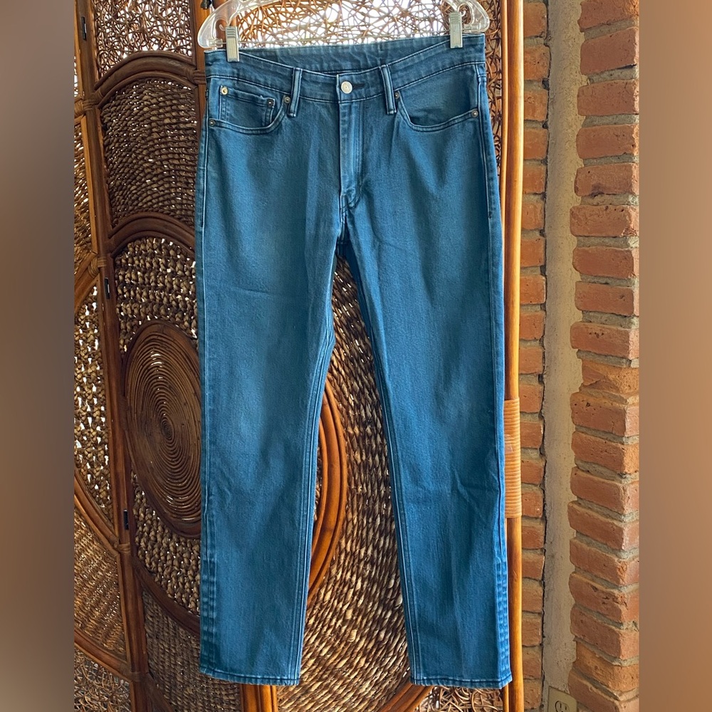 Levi's Men's 511  Slim Stretch Commuter Denim Jeans in Deep Blue